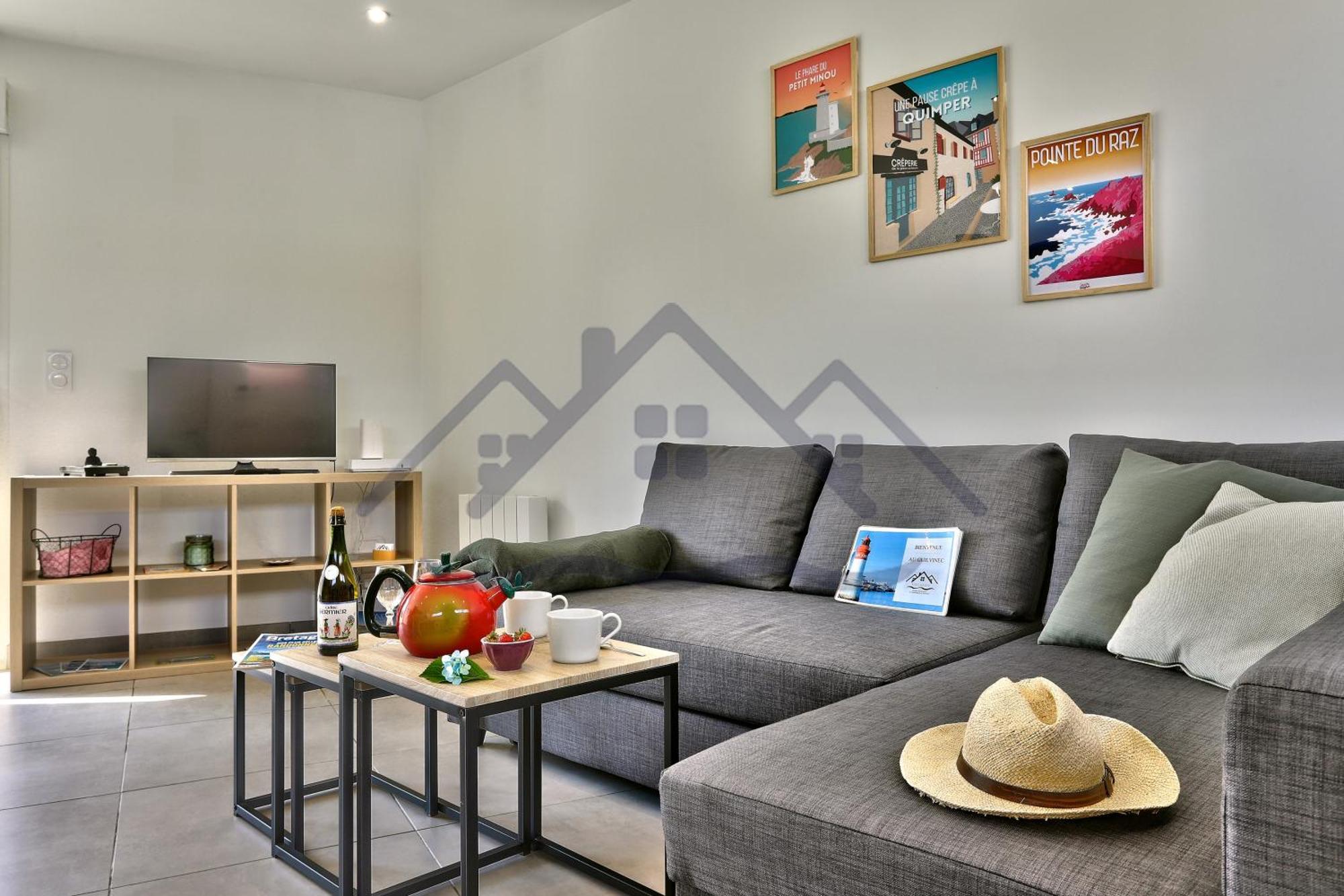 Holiday home Localise - M44 - Ty Juzolie -maison De Plain-pied Avec Jardin Clos A Deux Pas Du Centre, Du Port Et Des Plages Du - Wifi Inclus - Linge De Lit Inclus - Animaux Bienvenus *