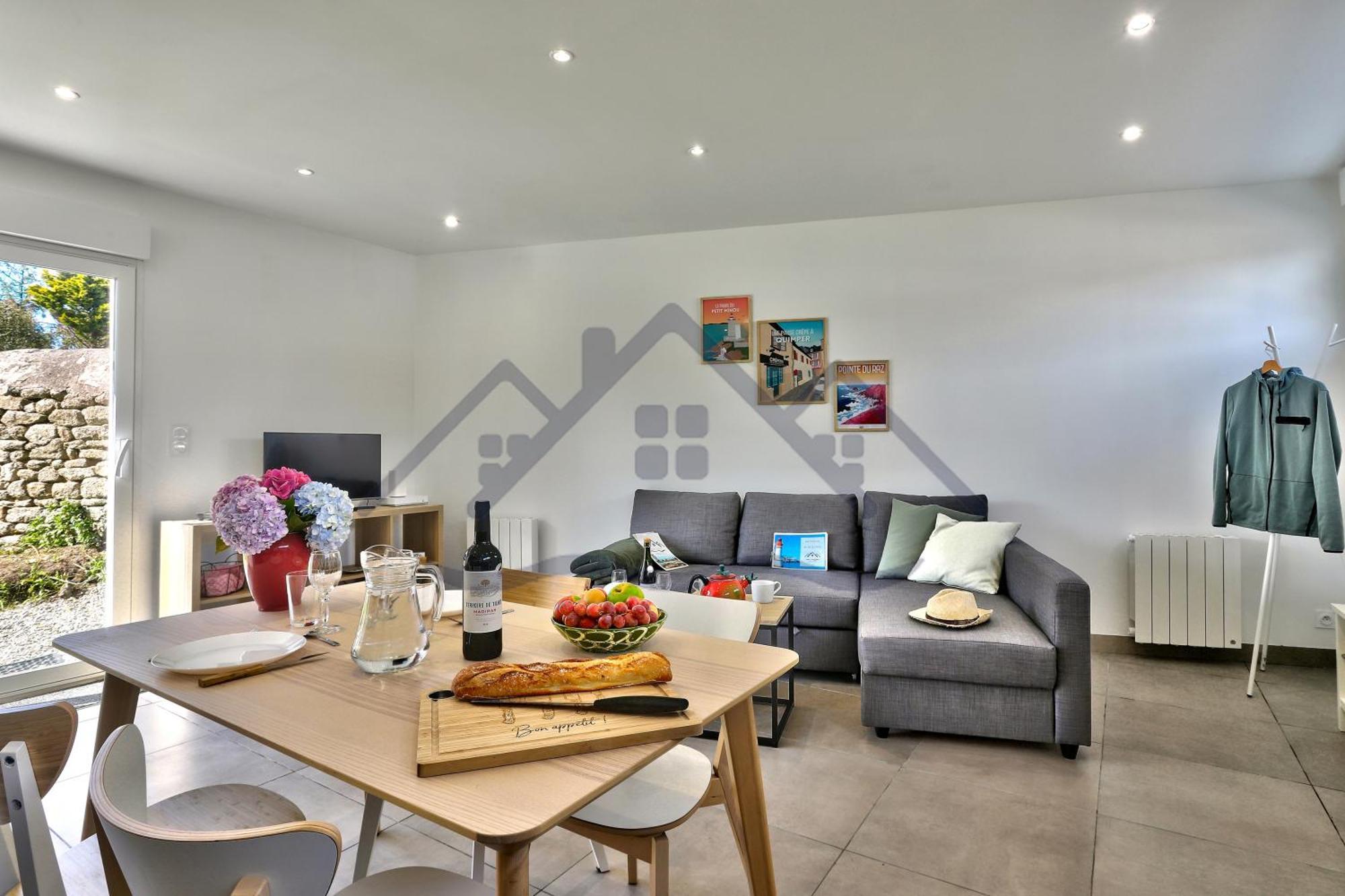 Localise - M44 - Ty Juzolie -maison De Plain-pied Avec Jardin Clos A Deux Pas Du Centre, Du Port Et Des Plages Du - Wifi Inclus - Linge De Lit Inclus - Animaux Bienvenus