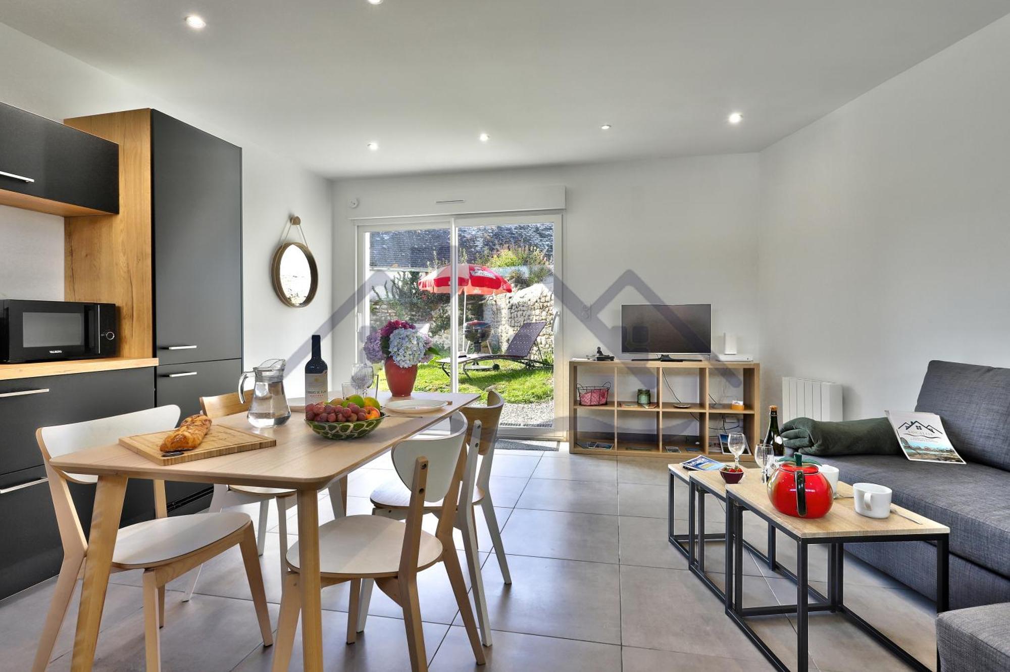 Localise - M44 - Ty Juzolie -maison De Plain-pied Avec Jardin Clos A Deux Pas Du Centre, Du Port Et Des Plages Du - Wifi Inclus - Linge De Lit Inclus - Animaux Bienvenus *