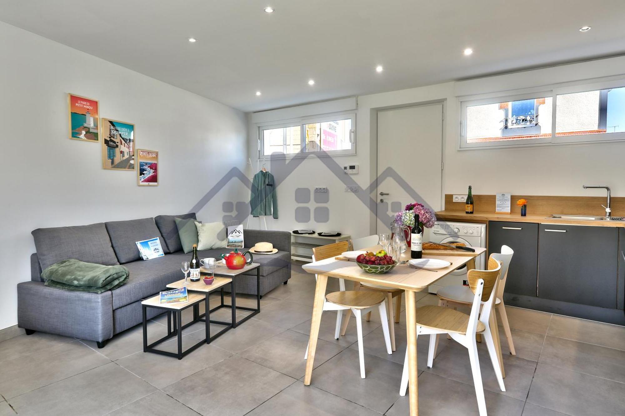 Localise - M44 - Ty Juzolie -maison De Plain-pied Avec Jardin Clos A Deux Pas Du Centre, Du Port Et Des Plages Du - Wifi Inclus - Linge De Lit Inclus - Animaux Bienvenus * Guilvinec