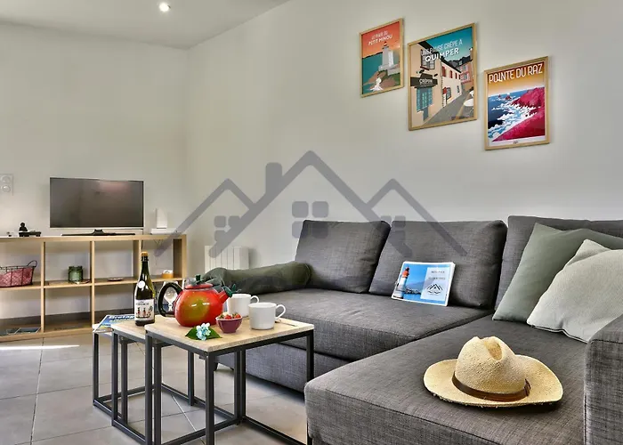 Localise - M44 - Ty Juzolie -Maison De Plain-Pied Avec Jardin Clos A Deux Pas Du Centre, Du Port Et Des Plages Du Guilvinec - Wifi Inclus - Linge De Lit Inclus - Animaux Bienvenus